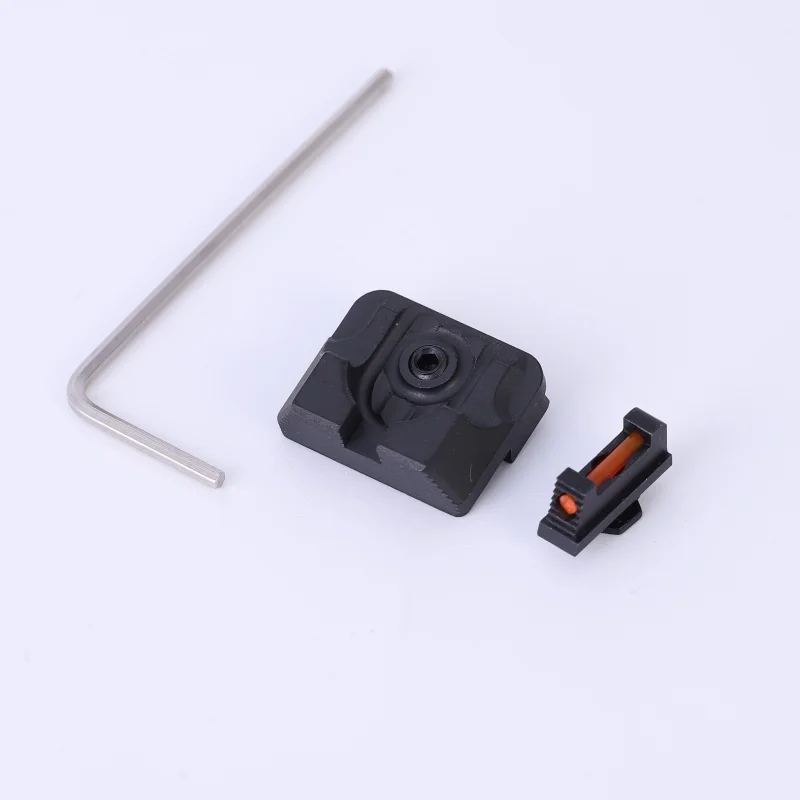 

Hunting Fiber Optic Front Sight / Rear Combat Glock Sight v3 Black for Glock standard models Tactical Excellent Metals