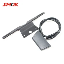 SMOK мотоцикл номерной знак держатель кронштейн светодио дный свет для Honda MSX125 CBR600RR Kawasaki Ninja 300 Suzuki GSR 600 Benelli R1