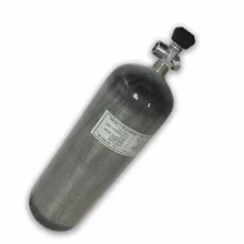 AC10931 высокое качество 9L CE 4500psi HPscuba бак из углеродного волокна Пневматика с предварительной накачкой надувной бак газовый баллон с воздушным клапаном ACECARE