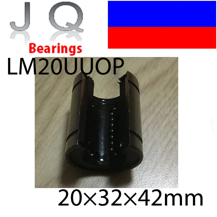 JQ Bearings LM20UUOP Linear bearing OPEN Type Motion systems 20 mm Ball