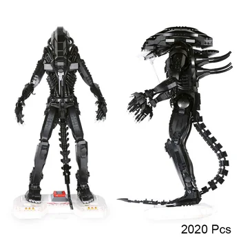 

Building Blocks 2020Pcs Movie Series The Alien Robot Model Assembly MOC Alien Model Block Bricks Toys For Kids Adults Gifts