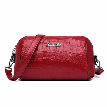 

2019 Crossbody Bags For Women Leather Messenger Bags Vintage Handbag Sac A Main Travel Soft Leather Shoulder Bag Female Bolsa
