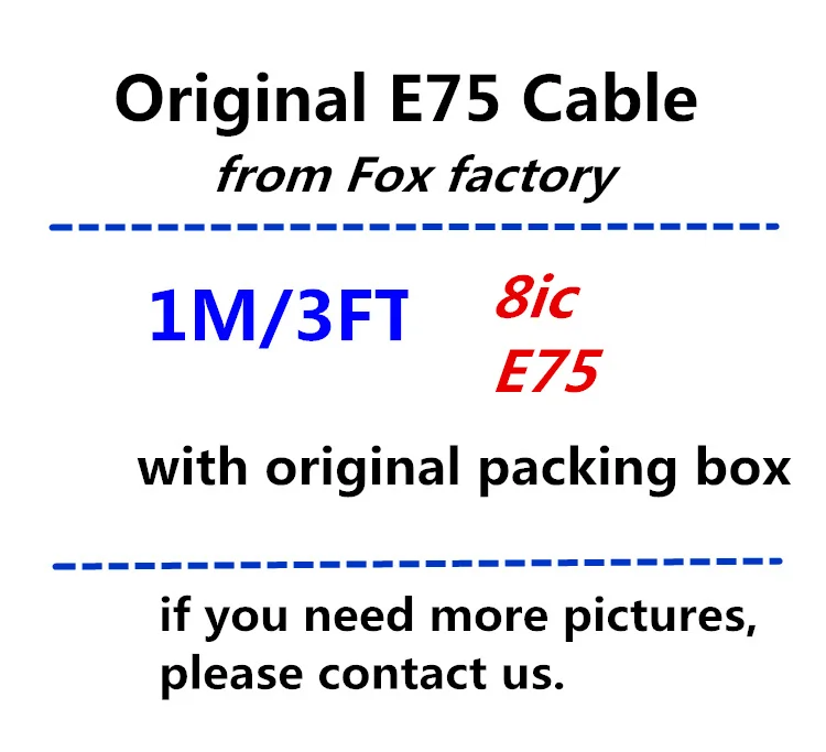 

50Pcs/lot 100% Genuine Original 8ic 1m E75 Chip Sync Data USB charger Cable for iphone 7 8 X plus cable With retail packaging