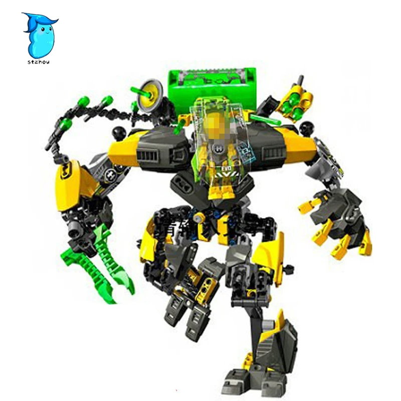 

StZhou Mi Ni Wan 192pcs Dou Hero Factory 6 Star Soldier Evo Xl Machine Robot Building Block Brick Toy