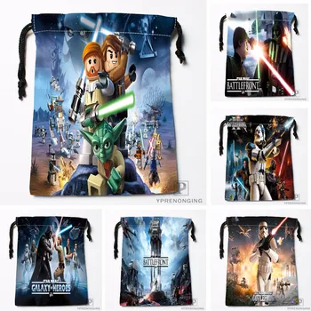 

Custom Star Wars Drawstring Bags Printing Travel Storage Mini Pouch Swim Hiking Toy Bag Size 18x22cm#180412-11-33