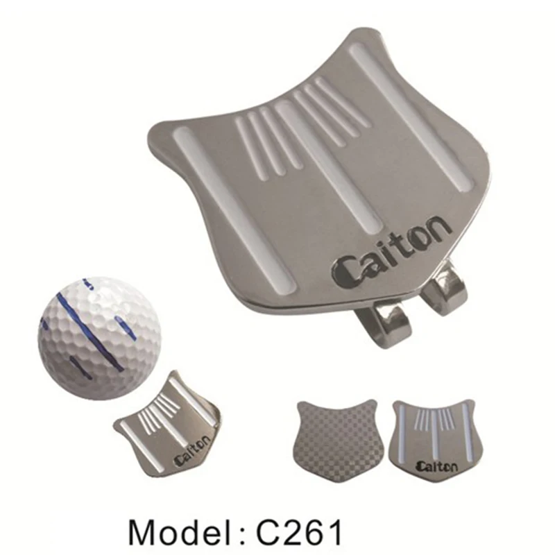  Golf Cap Clip Golf Ball Aiming Marker Alloy Professional Accessories Golf Training Tool  Hot Sale