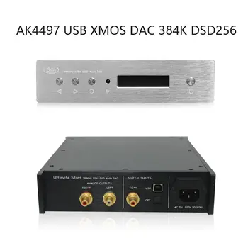 

Nobsound AK4497 USB XMOS DAC Audio Decoder Digital to Analog Converter 384K/24Bit DSD256