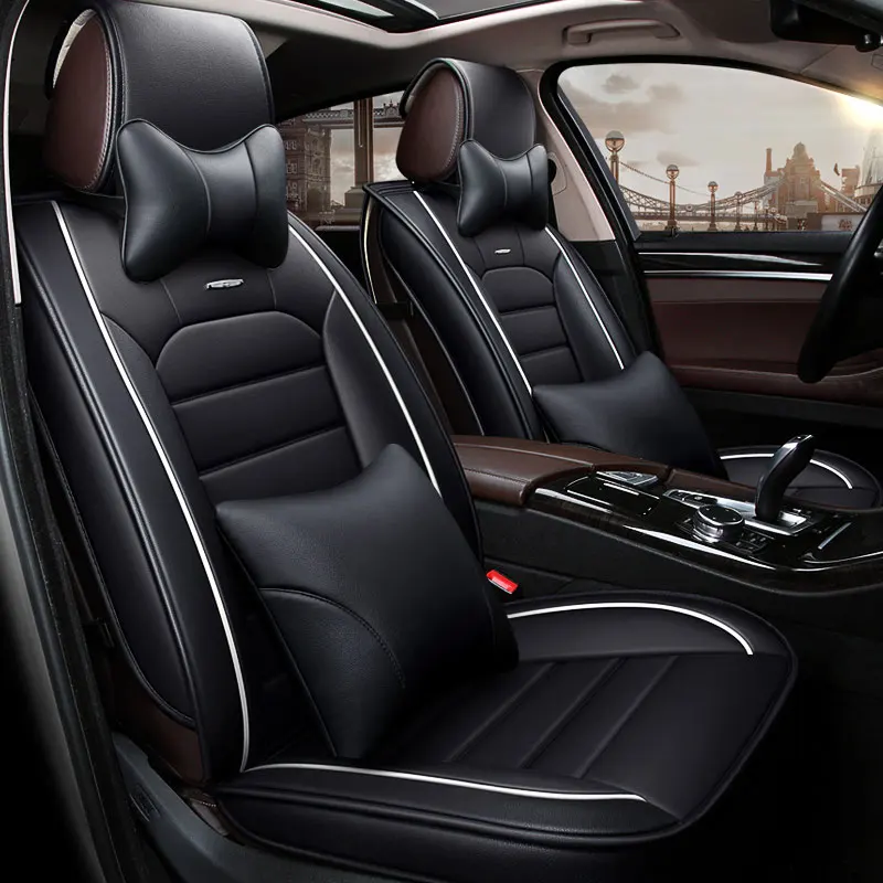 

Luxury leather car seat cover covers universal cars cushion car-styling for audi a3 8p 8v sedan sportback a4 b5 b6 b7 b8 a5 100