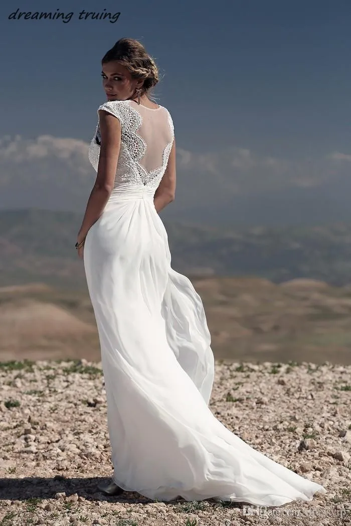 conew_2019-chic-mermaid-wedding-dresses-v-neck-cap-sleeve-sweep-train-chiffon-bohemian-wedding-dress-custom-plus-size-beach-bridal-gowns_conew1