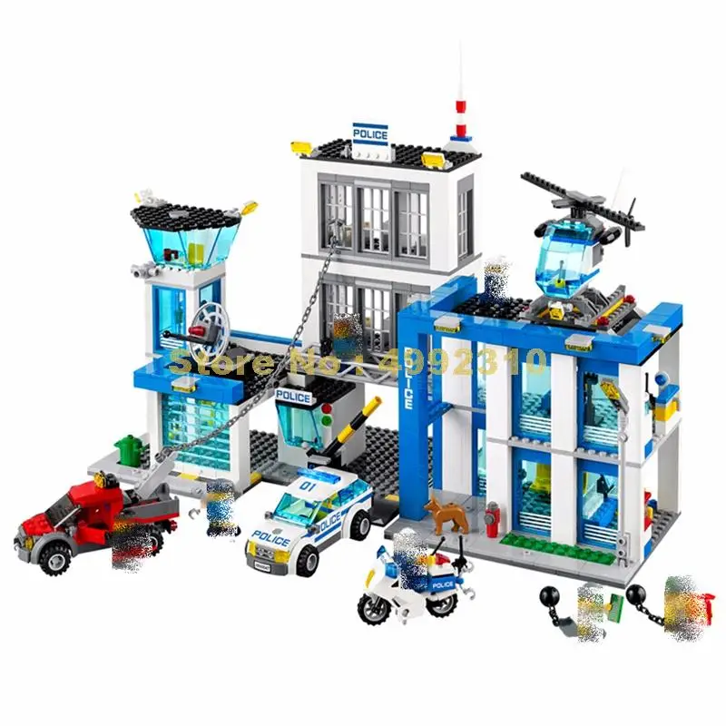 

10424 890pcs city police station emma mia bela 60047 building block Bricks Toy