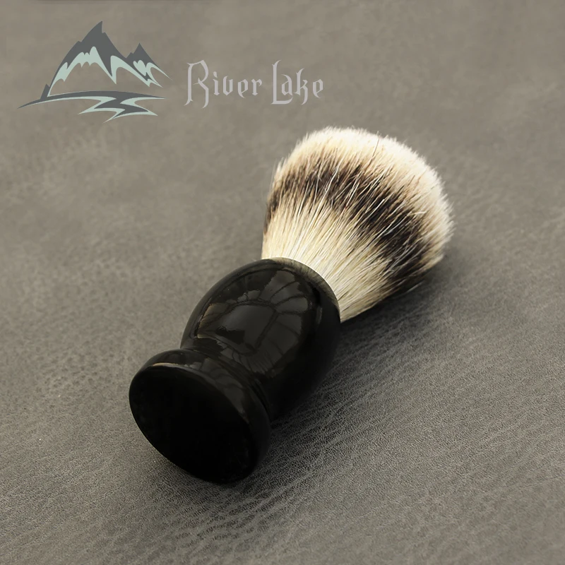 

Man Pure Badger nylon Hair Shaving Brush Wood 100% Original for Razor Edge Safety Straight Classic Safety Razo