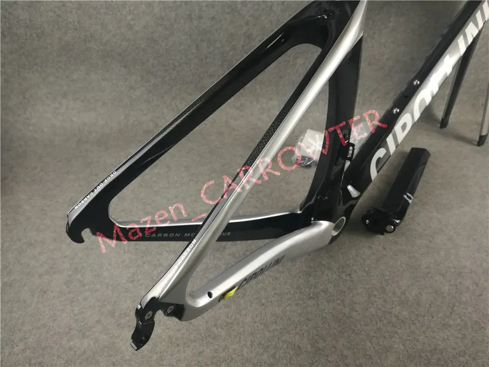 Perfect T1000 3K/1K Anthracite Silver-Black Cipollini NK1K carbon road bike frame with BB68/BB30 Matte/Glossy for selection 3 Perfect T1000 3K/1K Anthracite Silver-Black Cipollini NK1K carbon road bike frame with BB68/BB30 Matte/Glossy for selection 3