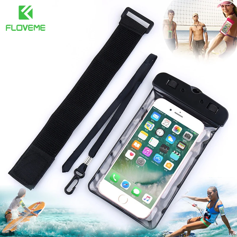 FLOVEME 6.2" Universal Waterproof Bag IPX8 Underwater