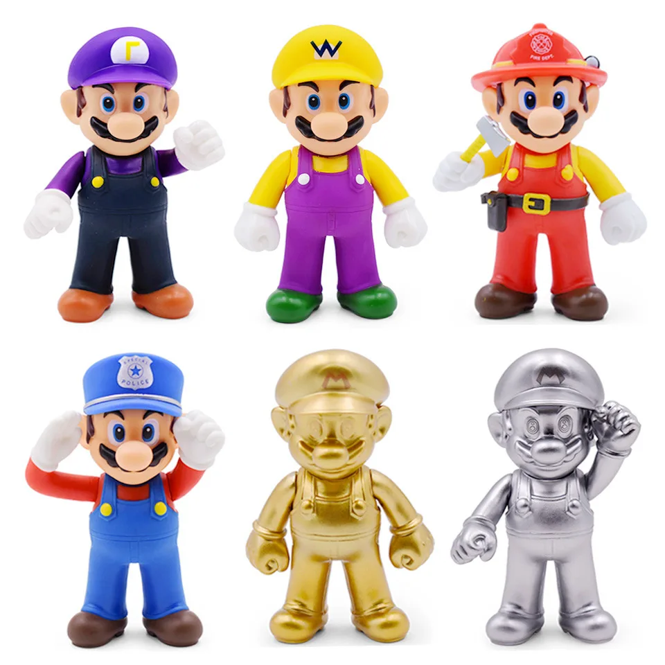 8-15cm Super Mario Figures Toys Super Mario Bros Bowser Luigi Koopa Yoshi Mario Maker Odyssey PVC Action Figure Model Dolls Toy 8-15cm Super Mario Figures Toys Super Mario Bros Bowser Luigi Koopa Yoshi Mario Maker Odyssey PVC Action Figure Model Dolls Toy