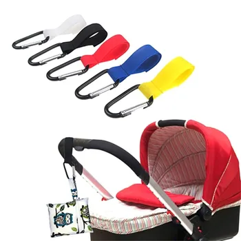 

High Quality Universal Baby Mummy Pram Pushchair Shopping Bag Stroller Accessory Durable Hook Hanger Carabiner Clips