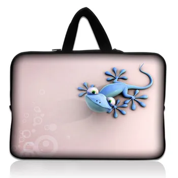 

Retail Sale Lizard 14" 14.1" Neoprene Laptop Carrying Bag Sleeve Case Cover Holder+Hide Handle For Dell Alienware M14x
