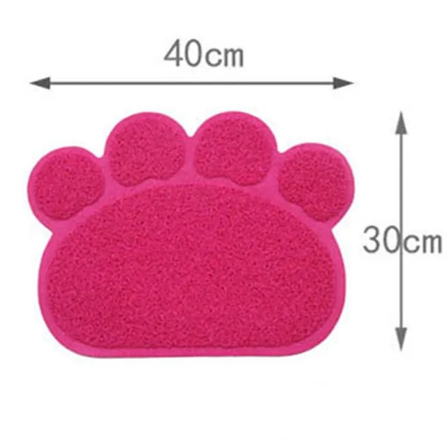PVC Pet Feeding Mat Waterproof Non-slip Puppy Bed Blanket Table Mat Easy Wipe Cleaning Colorful Household Pet Accessories
