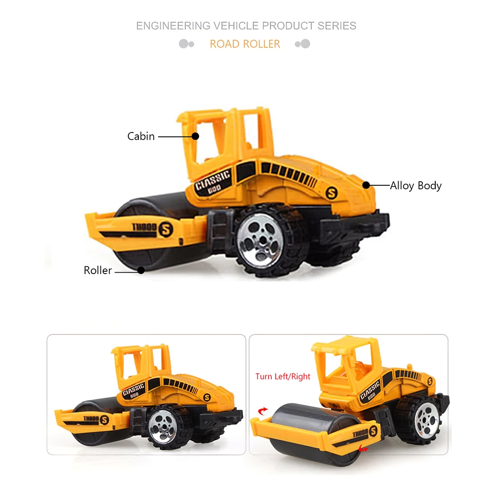 Мини литой автомобиль строительство Перевозчик транспортного средства грузовик экскаватор самосвал модели грузовиков игрушки для мальчиков детей взрослых
