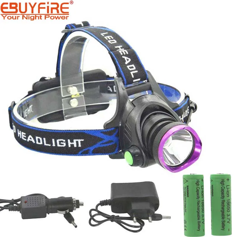 LED HeadLight 18650 HeadLamp Recharge XM L T6 Headlamps LED Head Light