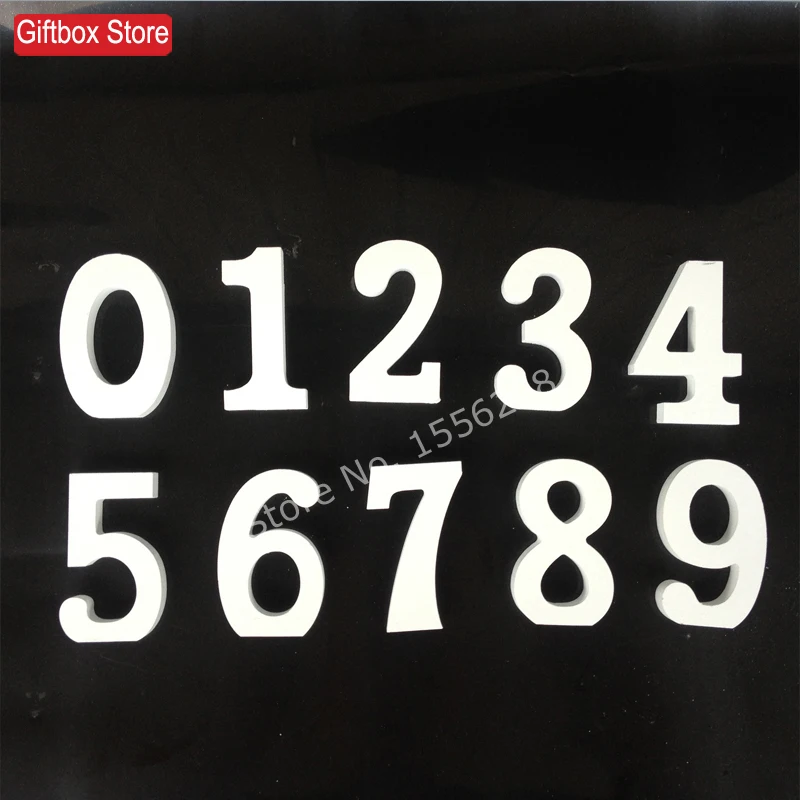 

1 PCS Home Decoration Wood Wooden Number Craft Wedding Party Birthday Gift