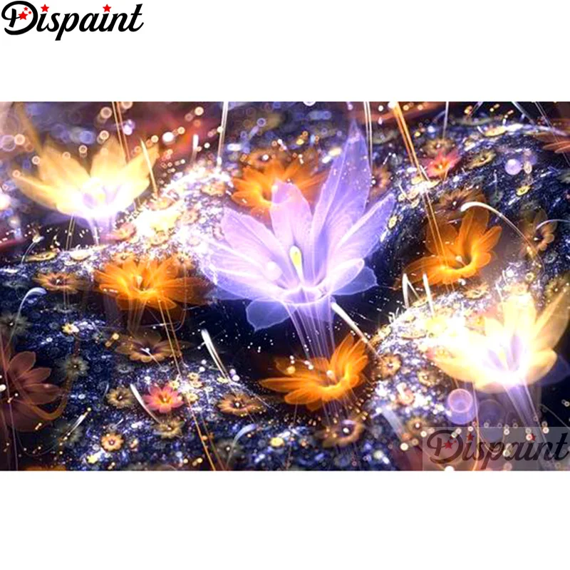

Dispaint Full Square/Round Drill 5D DIY Diamond Painting "Flower landscape" 3D Embroidery Cross Stitch Home Decor Gift A12532