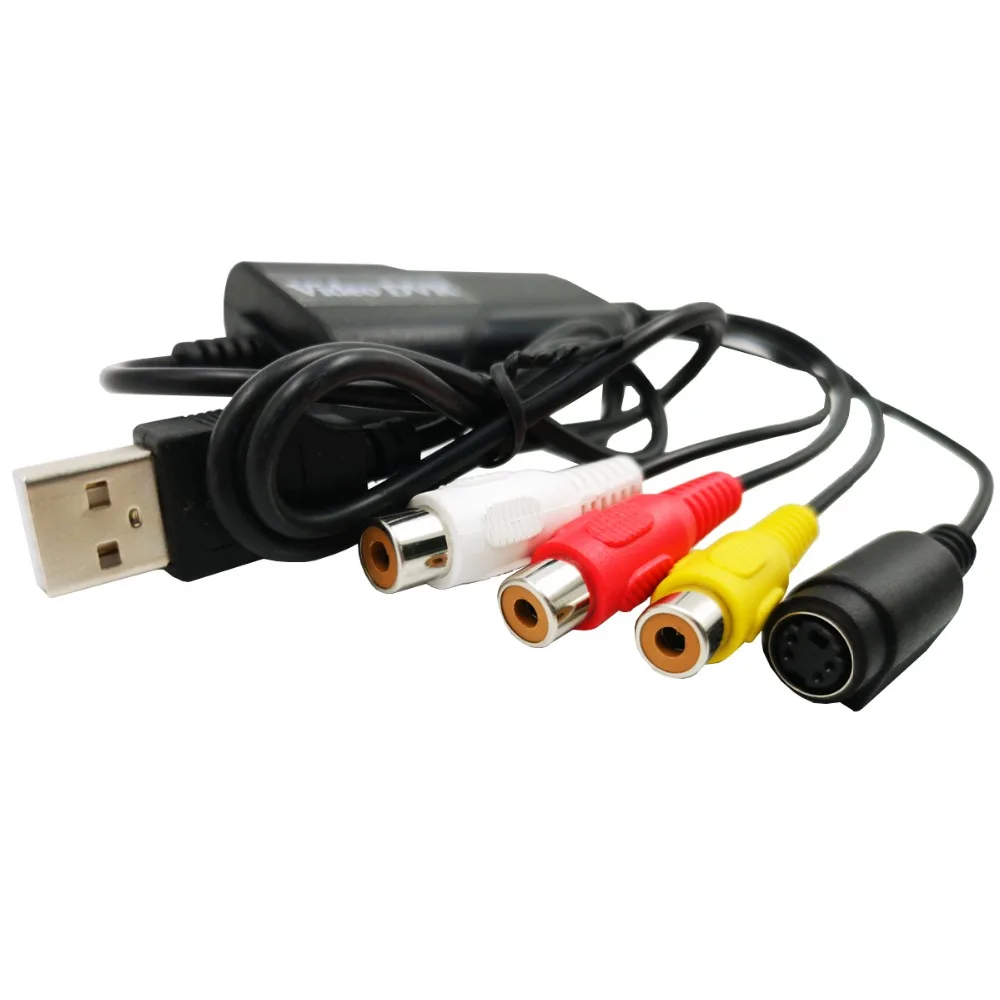 USB 2 0 Easycap ТВ тюнер DVD преобразователь записи приемник Аудио Видео|DVR-карты| |