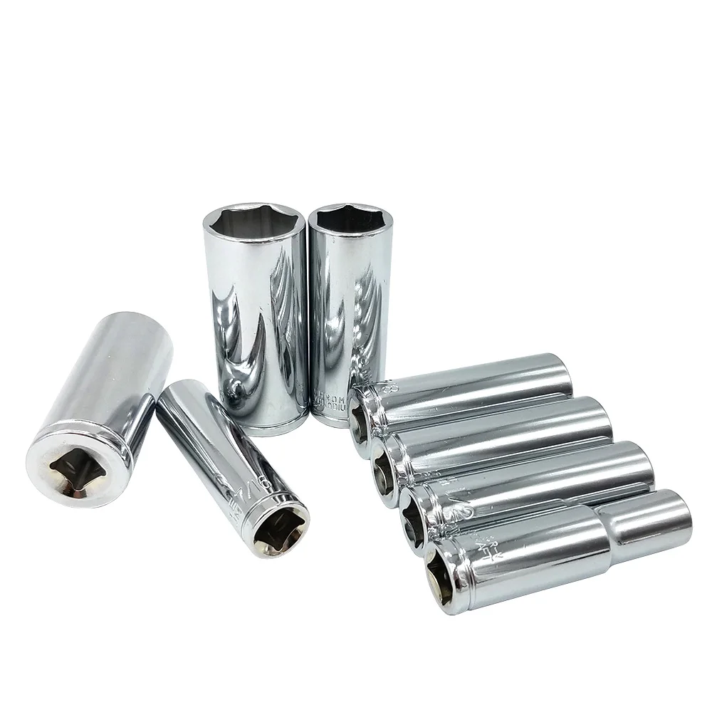 uxcell 1//2 Inch Drive 6 Point Shallow Socket 13//16 Inch Cr-V Steel 2 Pcs