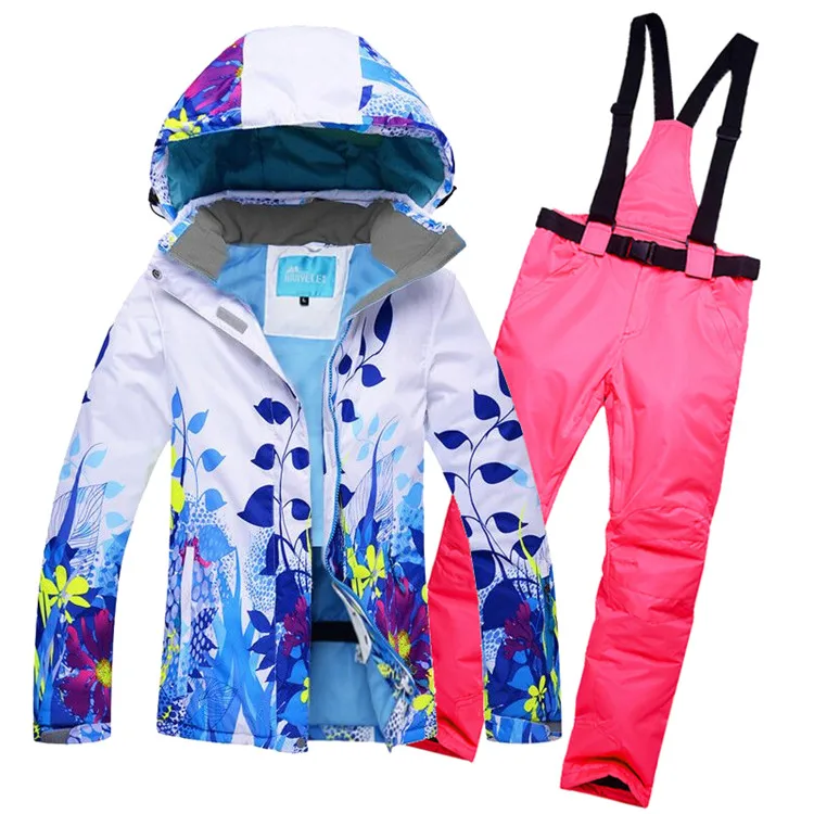 30 Лыжная куртка открытая для женщин лыжные костюмы Лыжная куртка и брюки Сноубординг костюмы пальто водонепроницаемая ветрозащитная Лыжная куртка