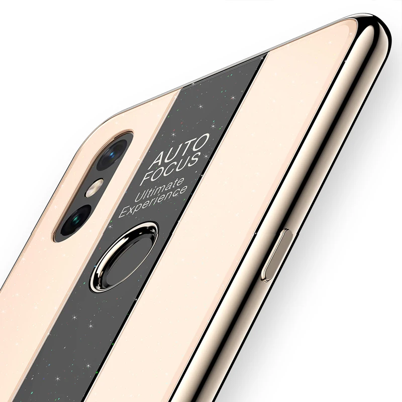 Чехол YonLinTan чехол для Xiaomi MI Max 3 Max3 Mix 2 2S роскошный блестящий из закаленного стекла