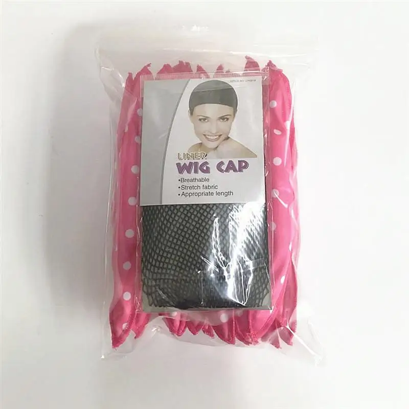 RUIMIO 20 шт. губка для завивки волос бигуди волнистые точки для укладки волос DIY инструмент с сеткой для волос для девочек