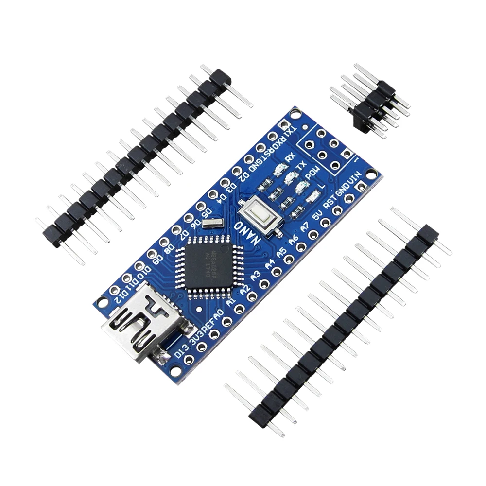 

Nano Mini USB с Загрузчиком, совместимый с контроллером Nano 3,0, USB-драйвер CH340 16 МГц, Nano v3.0 ATMEGA328P