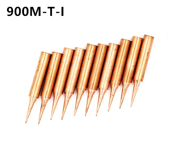 SZBFT 10X 900M-T-I Алмазный медный наконечник для паяльника бессвинцовый наконечник для паяльника 933.376.907.913.951, 898D, 852D+ паяльная станция