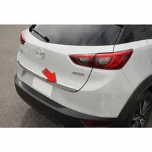 Для Mazda CX-3 2016 2017 Хром Задний Багажник Задняя Дверь Отделка Крышки Из Нержавеющей Стали Аксессуары Для Литья