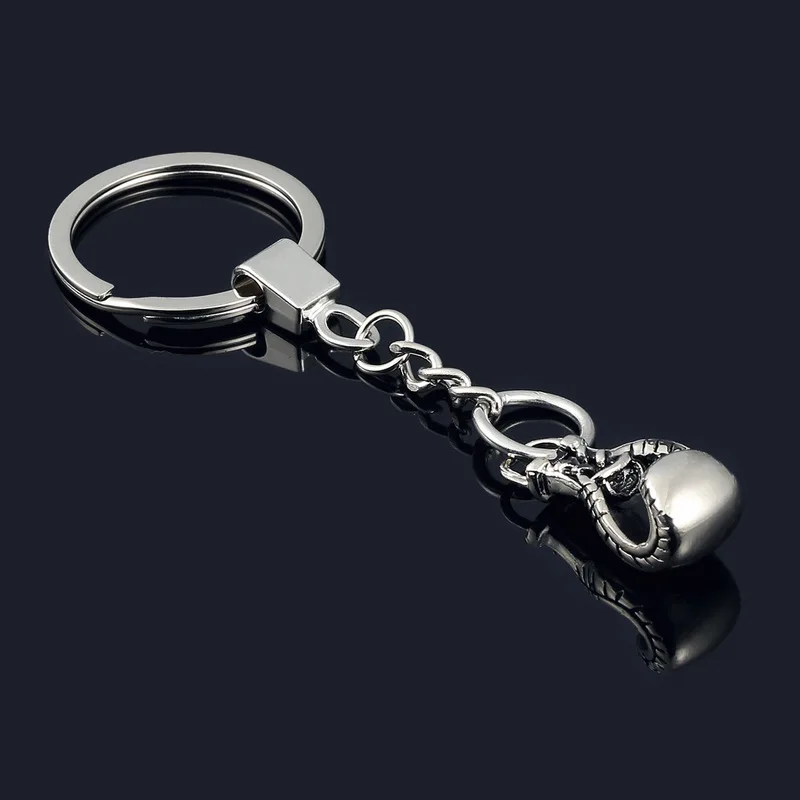 

New Boxing Glove Key Chain Cool Personality Car Keychain Pendant Key Holder Best Gift Free Shipping
