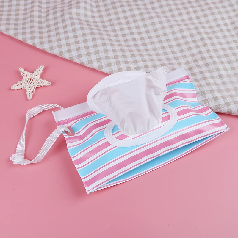 

Reusable Wet Wipes Cover Baby Wet Wipes Bag For Baby Skin Care Outdoor Travel Eco-friendly Clutch And Clean Wipes Container