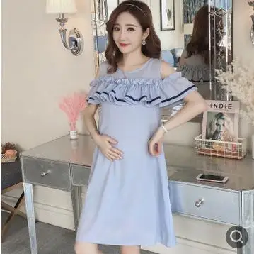 Sleeveless Loose Maternity Dresses 2019 Summer Fashion Maternity Nursing Dress Breastfeeding Clothes for Pregnant Women QL201