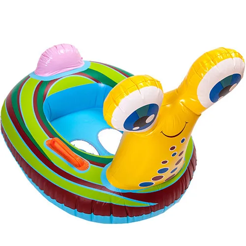 17 стилей животное утка лягушка Рождество Дети ребенок плавать кольцо на праздник плавающий летнее сиденье надувной плавательный бассейн трубка - Цвет: A0166-snail