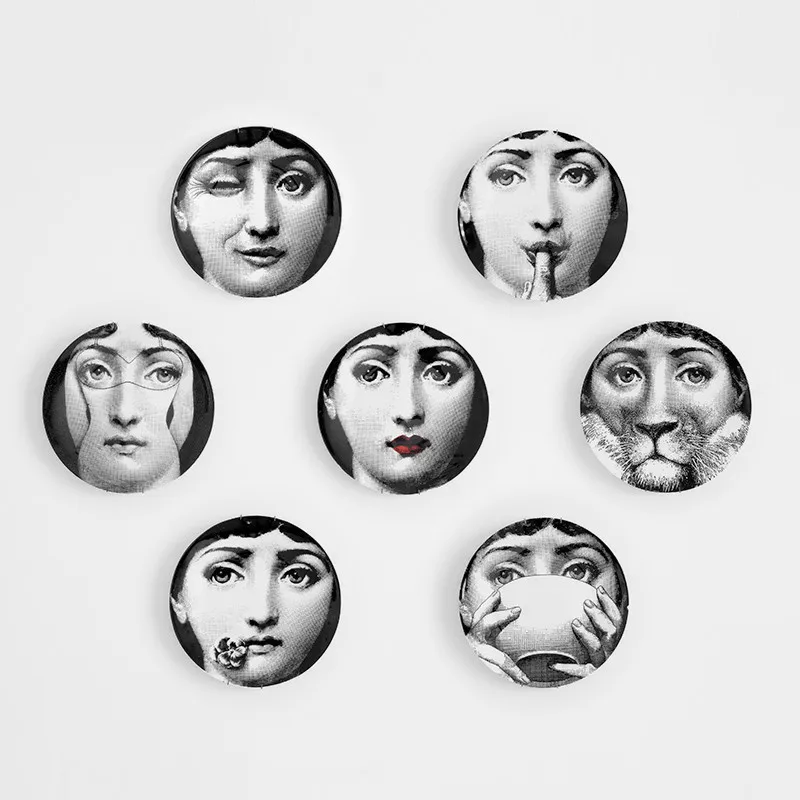 Топ Моды Милан Пьеро тема Fornasetti настенные тарелки-№ 334