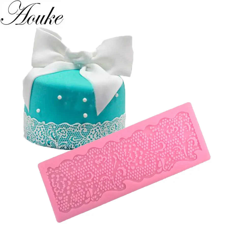 

1PCS New Design Cake Round Shape Silicone Lace Cake Mold,Ice ,Jelly Candy Fondant Bakware DIY ,A016