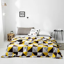 Хлопковое мягкое одеяло ed летнее одеяло реверсивное покрывало на кровать набор двойные постельные принадлежности для детей и взрослых