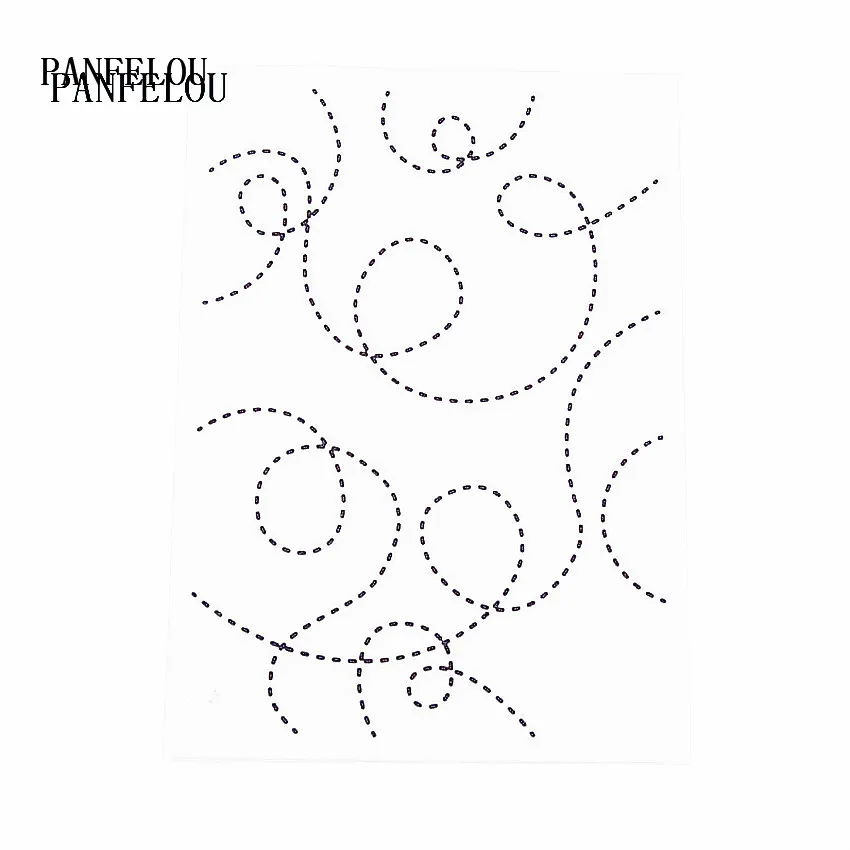 

PANFELOU Easter Spiral line Embossing folders Plastic For Scrapbooking DIY Template Fondant Cake Photo Album Card Making