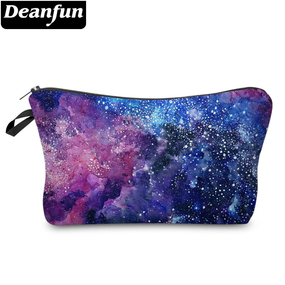 Женская косметичка с 3D принтом звездного неба Deanfun дорожный органайзер