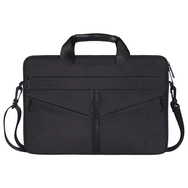 13,3 15,6 дюймов сумка на плечо для E5450 Dell Xps для женщин и мужчин чехол для ноутбука Hp Pavilion G6 Envy M6 Spectre X360 - Цвет: Black