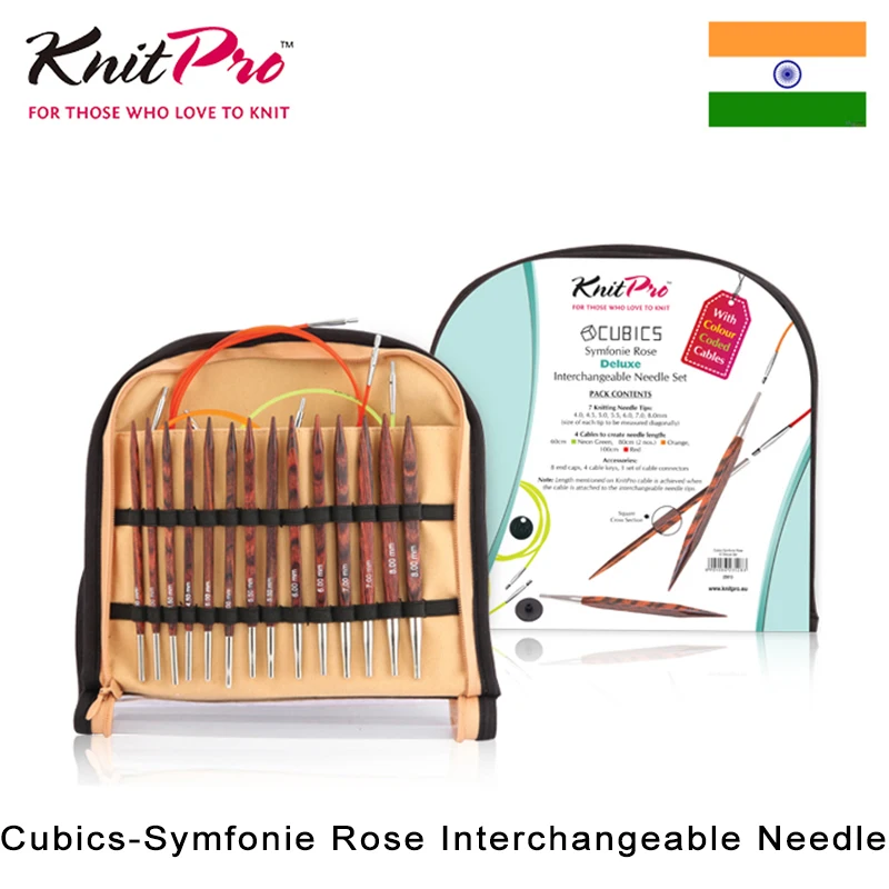 

Knitpro Cubics Interchangeable Circular Knitting Needle Set