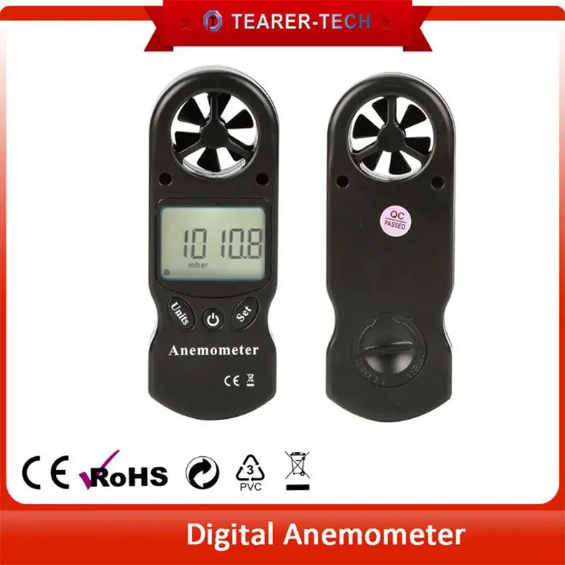 

8 in 1 TL-302 Digital Anemometer LCD Display Thermometer Hygrometer Temperature Humidity Wind Speed Chill Barometric Pressure