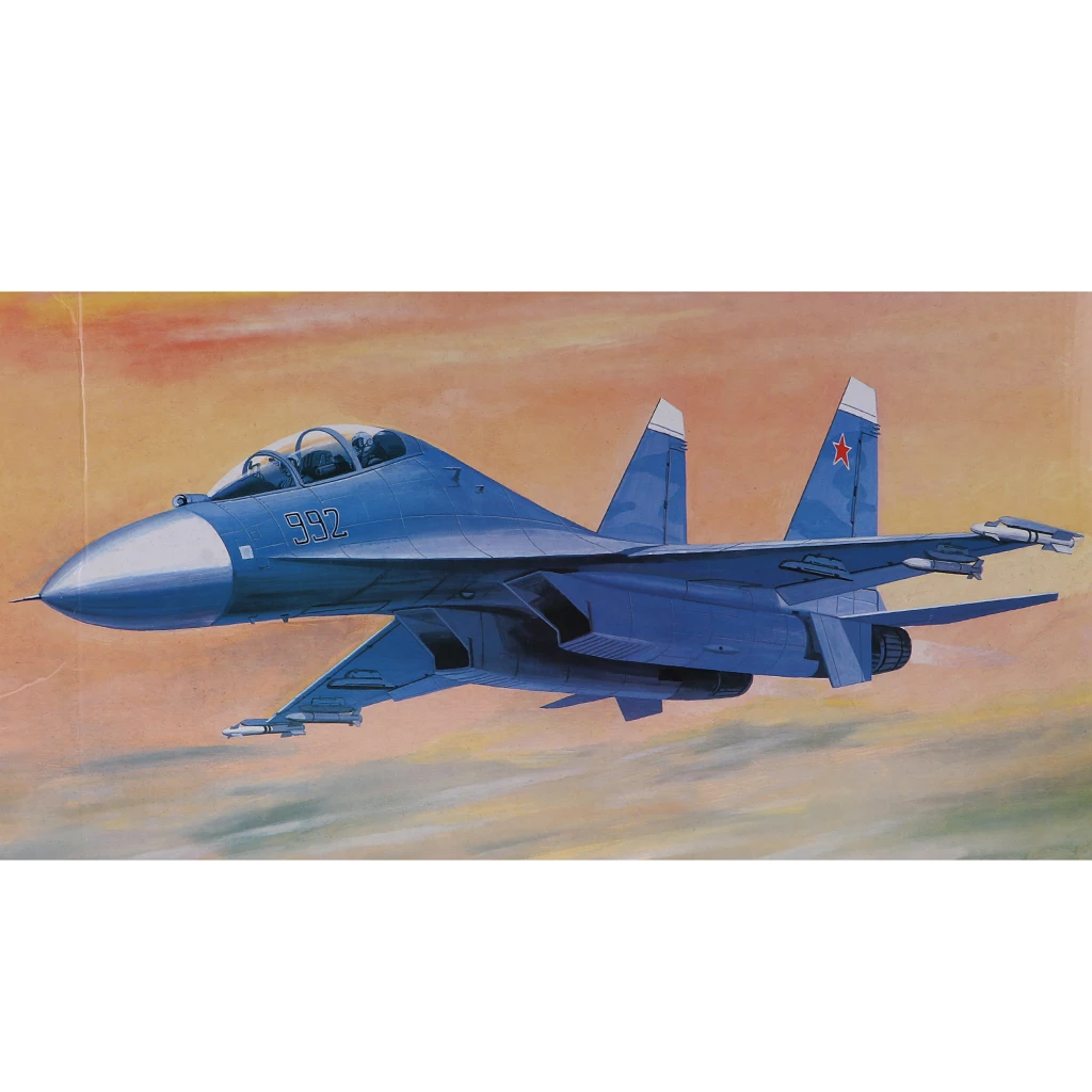 1/144 масштаб CCCP Flanker-C Истребитель Самолет Модель комплекты с наклейками