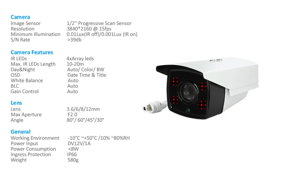 8MP ip camera security camera cctv camera W72I8X 7-3