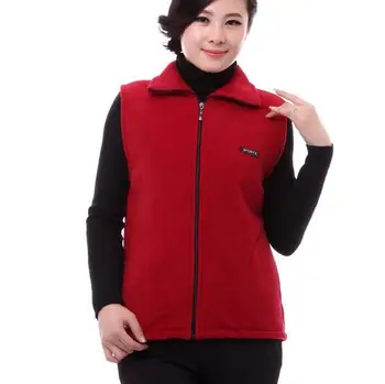 

Factory Sales Large Size L-6XL Spring / Fall Winter European And American Fashion Older Women Cardigan Vest Jacket