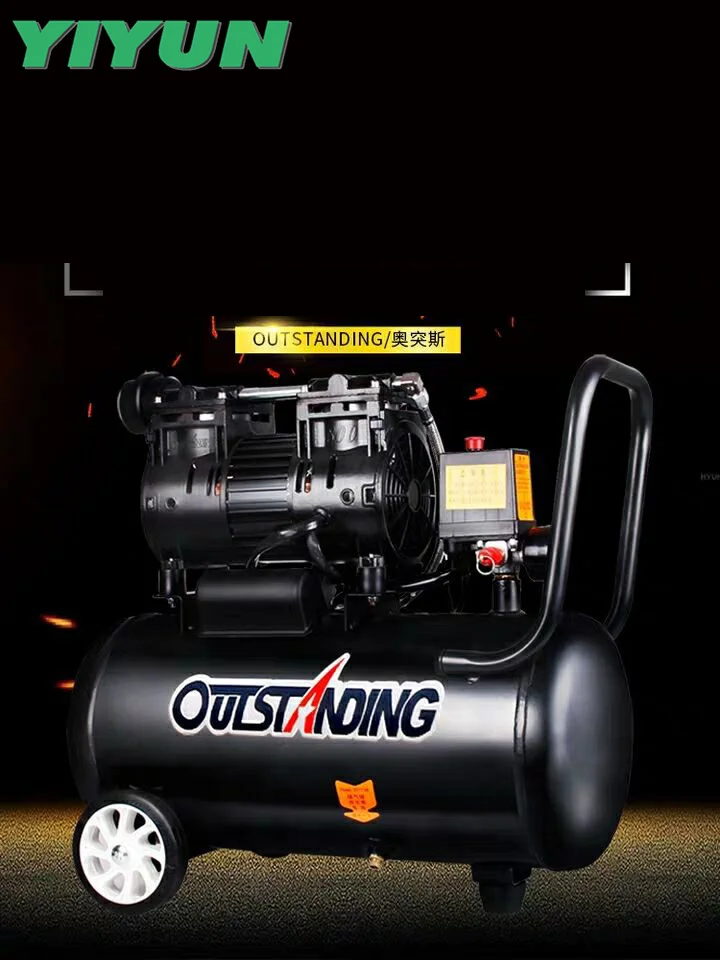

YIYUN Air pump air compressor Miniature air compressor Oil-free mute Air pump 8L-550W 15L-550W 30L-800W 30L-980W 40L-1100W