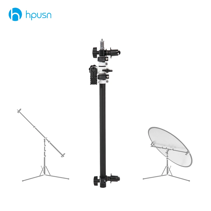 HPUSN studio reflector holder Photography Aluminum alloy 47cm 125cm Boom arm softbox holder